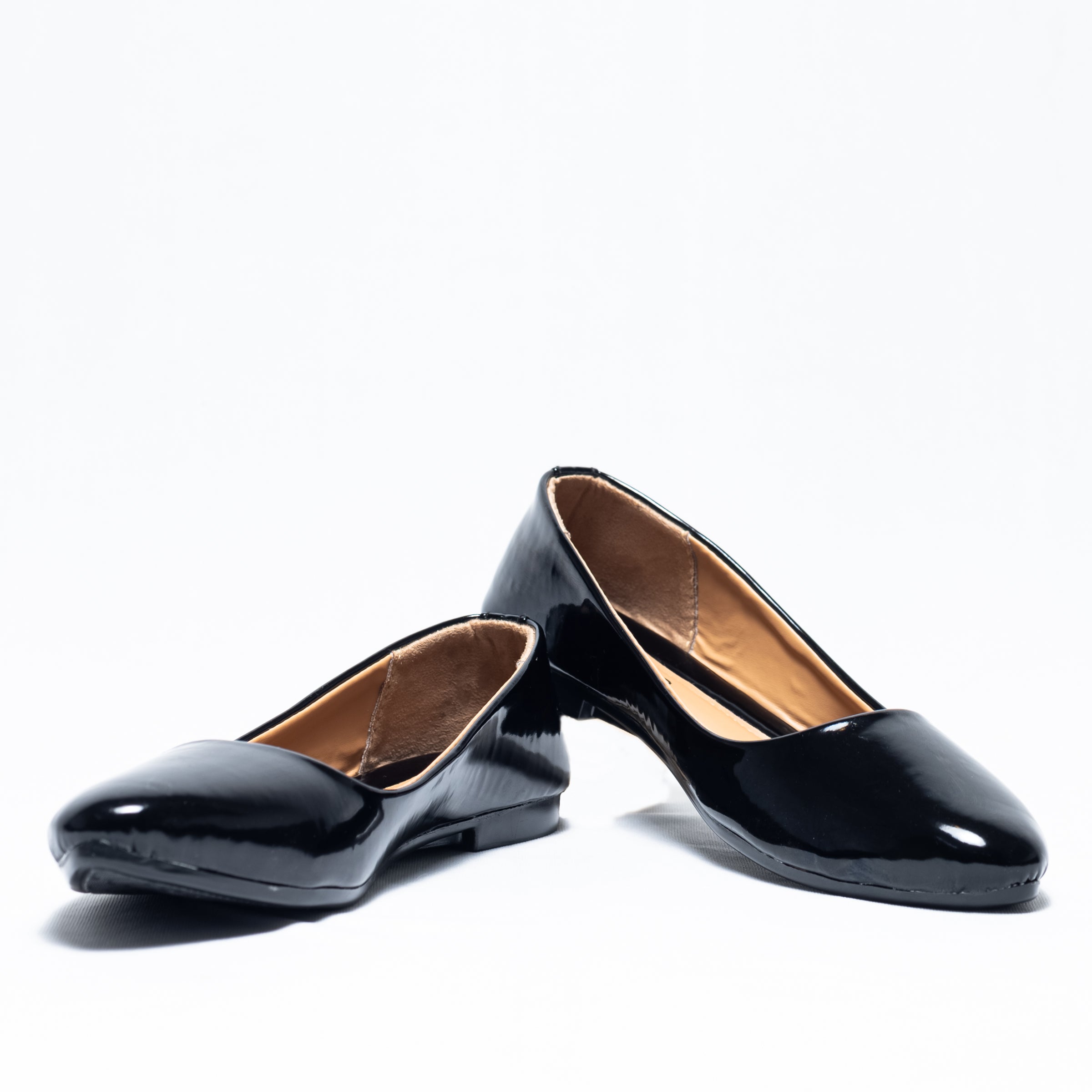 Parshni Women Black Pull-On Ballerians  for Office & Regular Use