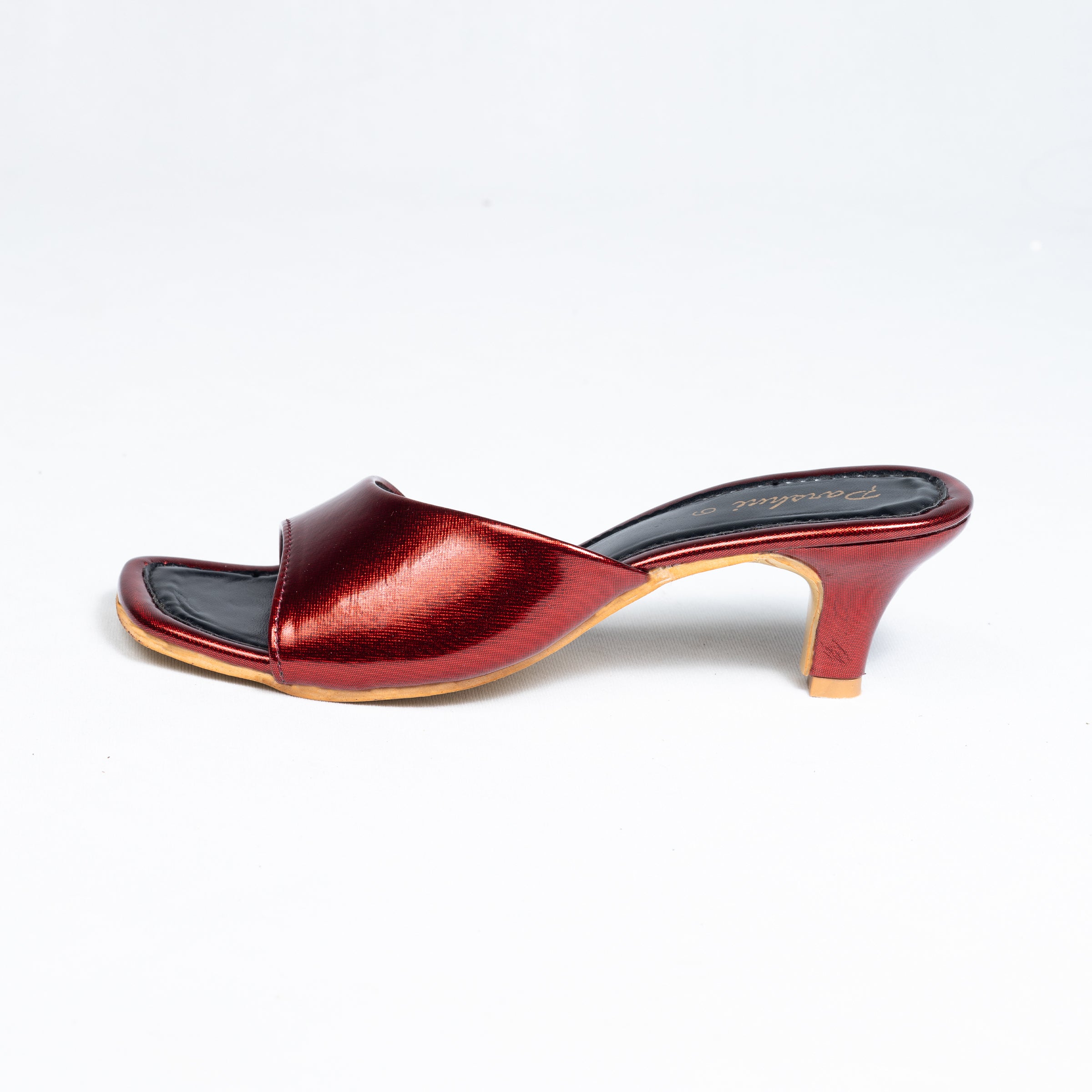 Parshni Women Red Embellished Open Toe Stiletto Heels