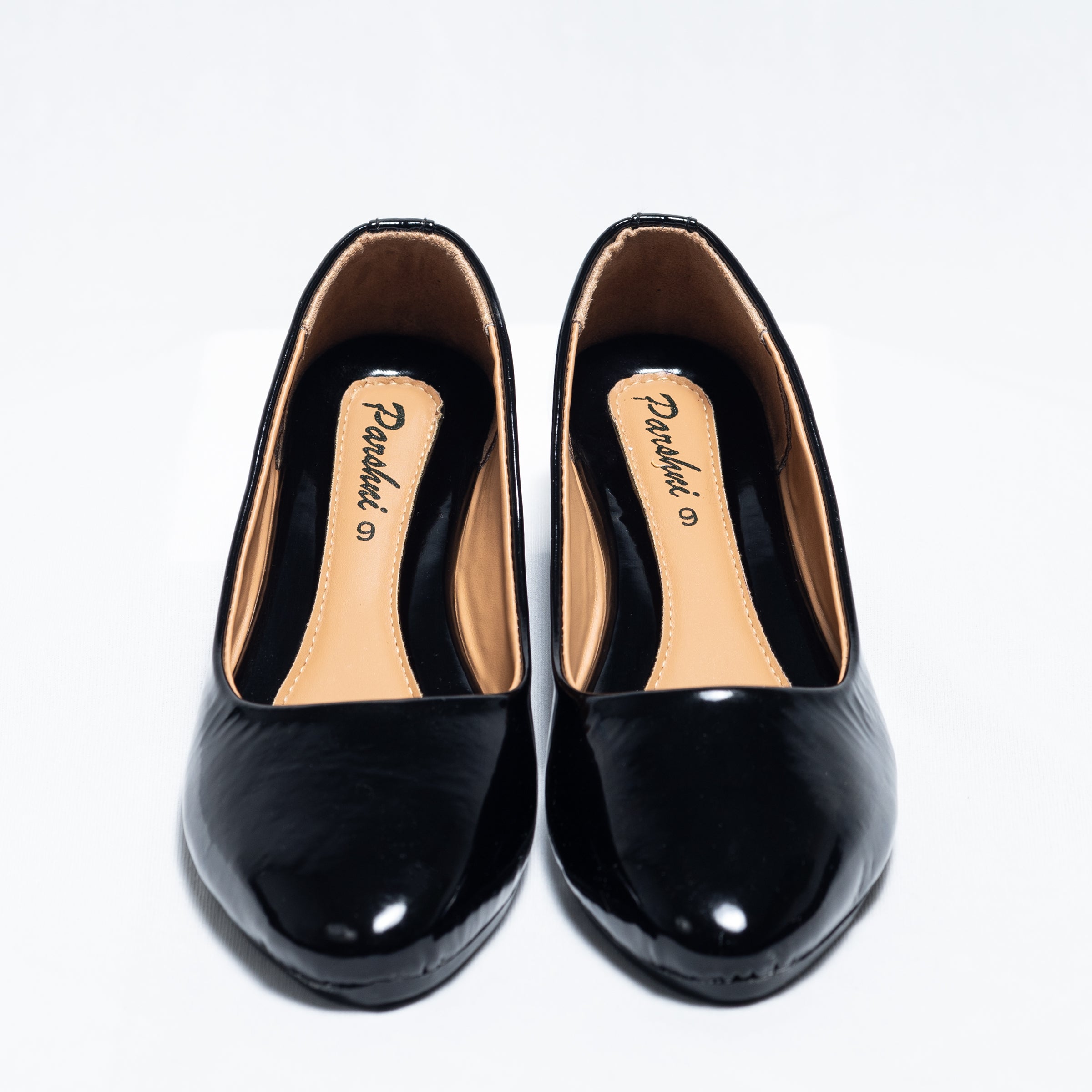 Parshni Women Black Pull-On Ballerians  for Office & Regular Use