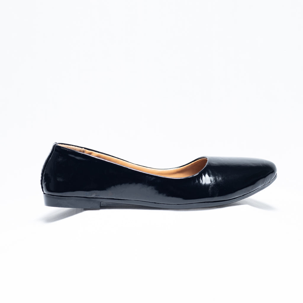 Parshni Women Black Pull-On Ballerians  for Office & Regular Use
