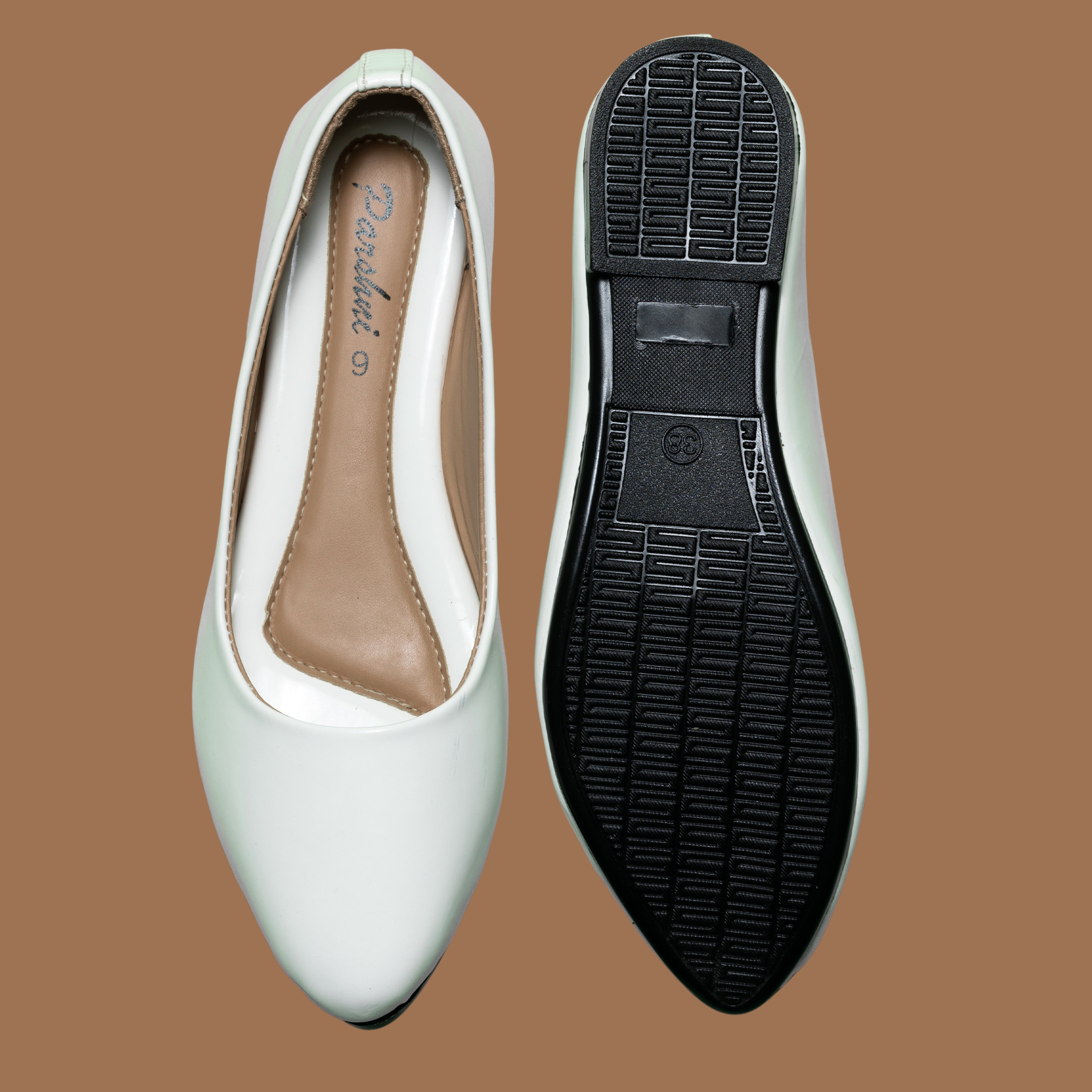 Parshni Women Black Pull-On Ballerians  for Office & Regular Use